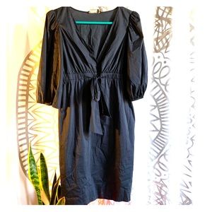 BCBGMAXAZRIA - blue dress w/sash, small, travel!